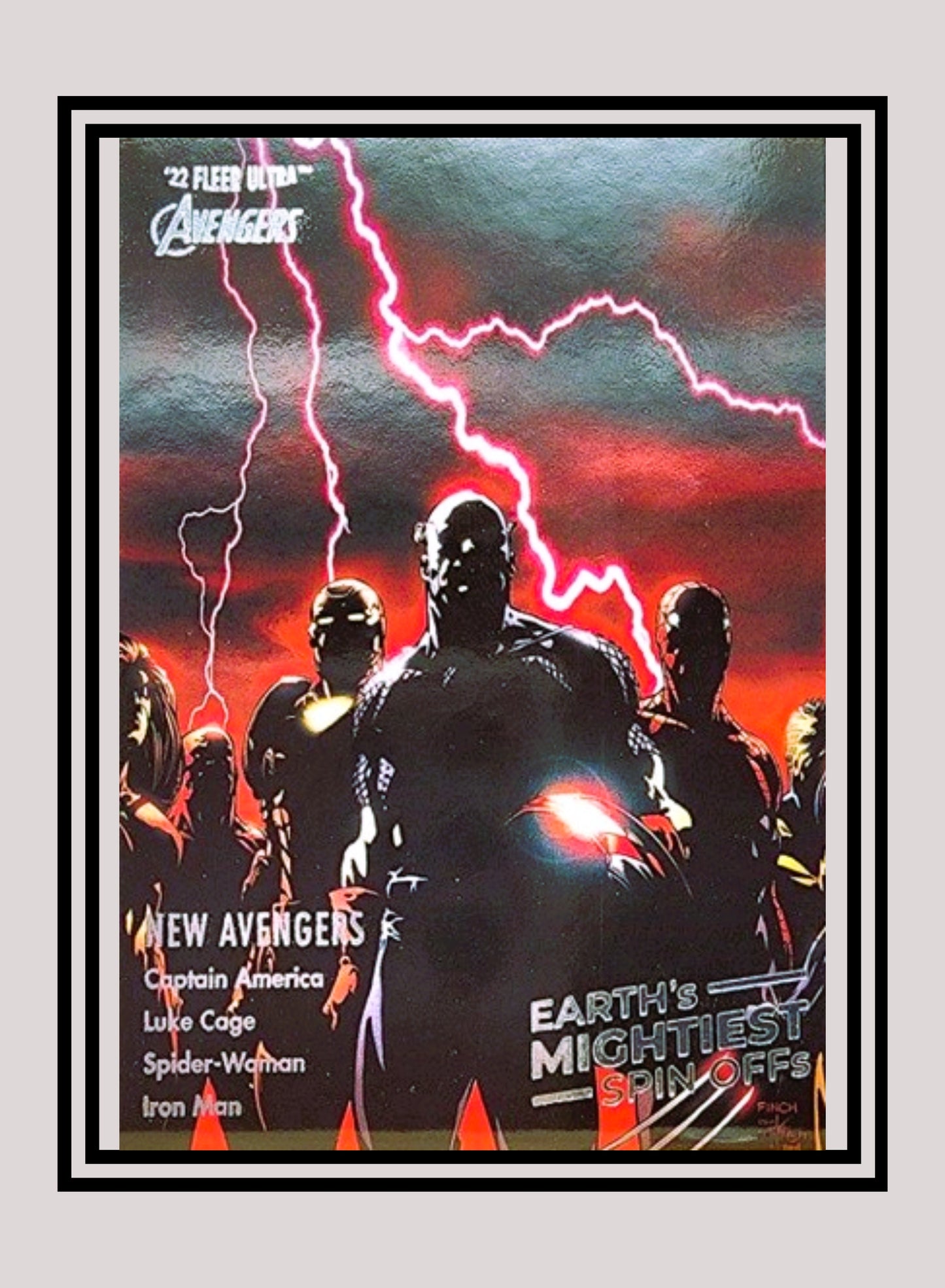 Marvel! 1x New Avengers - Base Earth's Mightiest Spin-Offs (#SO-1 - 2022 Fleer Ultra Avengers)