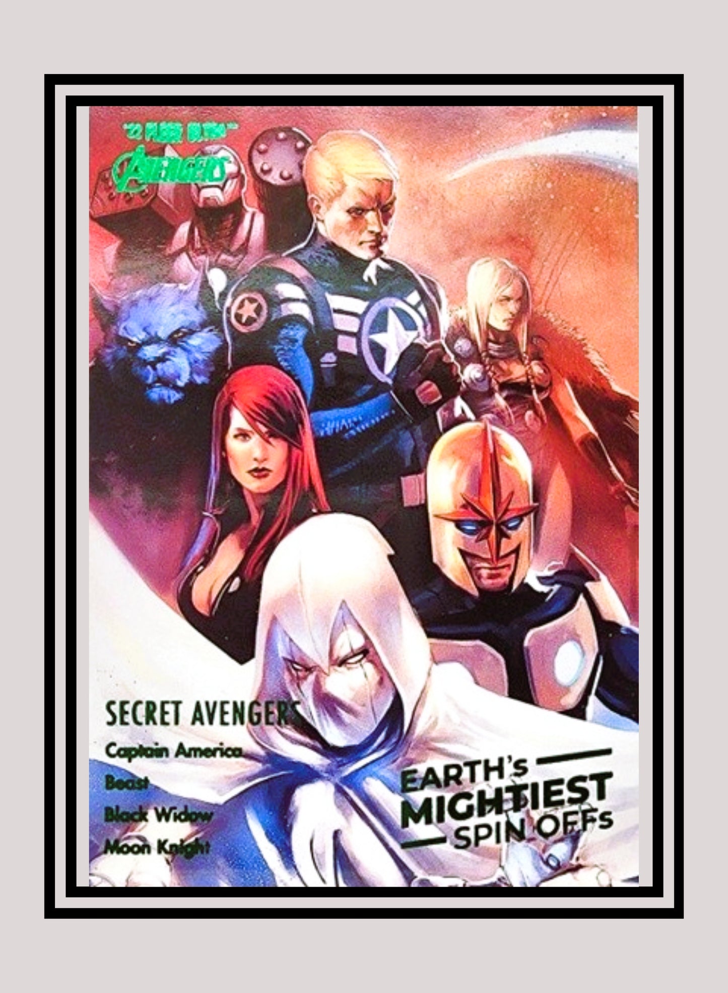 Marvel! 1x Secret Avengers - Base Earth's Mightiest Spin-Offs (#SO-3 - 2022 Fleer Ultra Avengers)