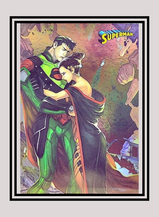 DC! 1x Jor El & Lara - Foil (#50 - 2013 Cryptozoic DC Superman)