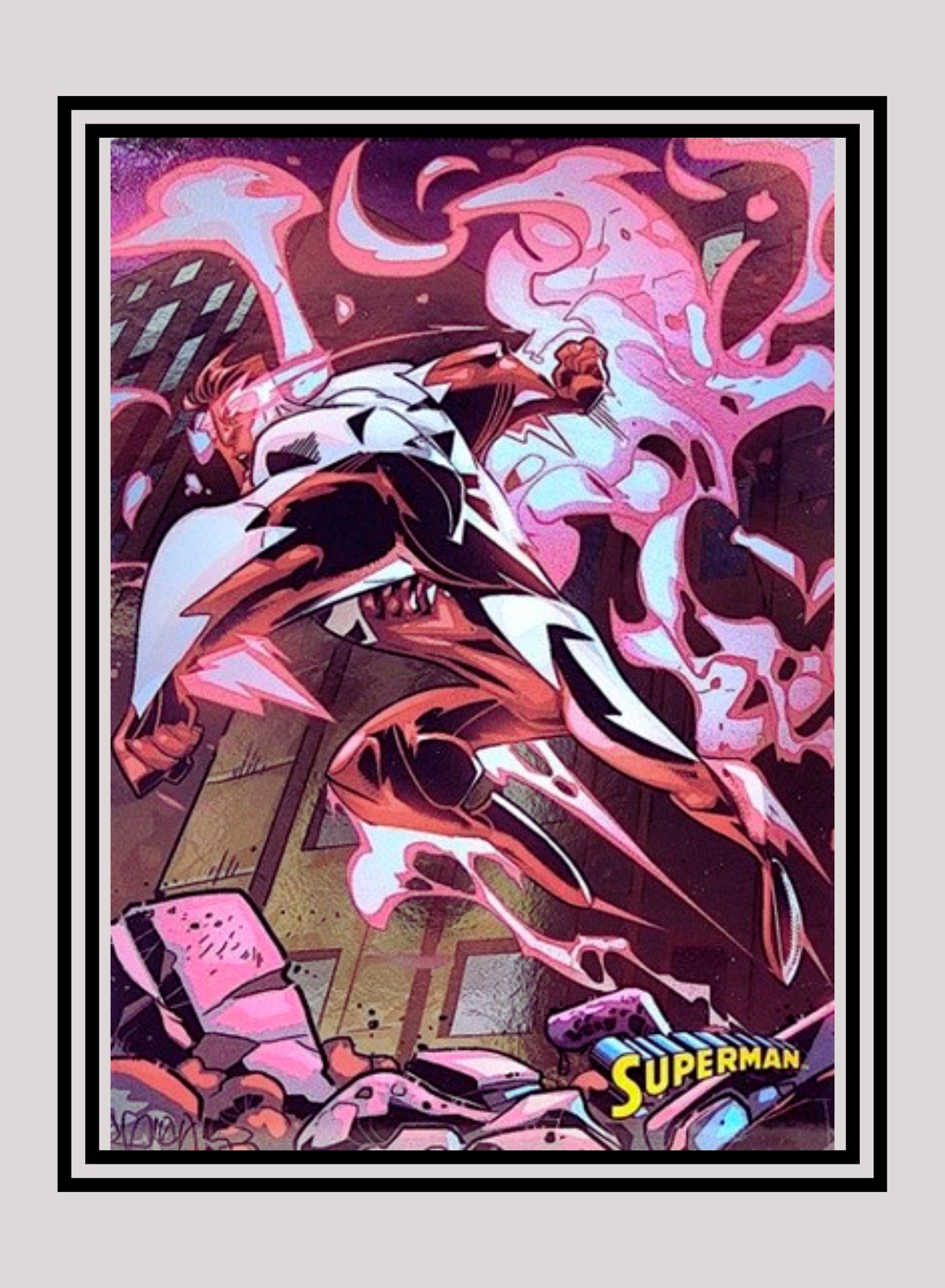 DC! 1x Superman Red - Foil (#57 - 2013 Cryptozoic DC Superman)