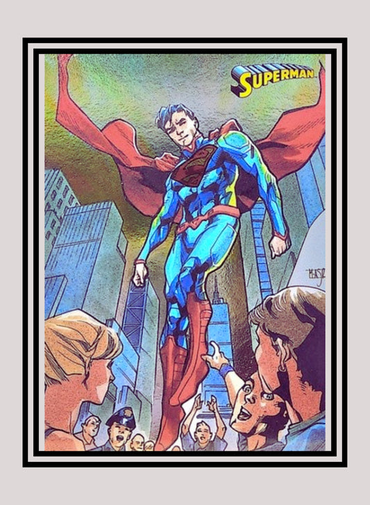 DC! 1x Superman - Foil (#01 - 2013 Cryptozoic DC Superman)