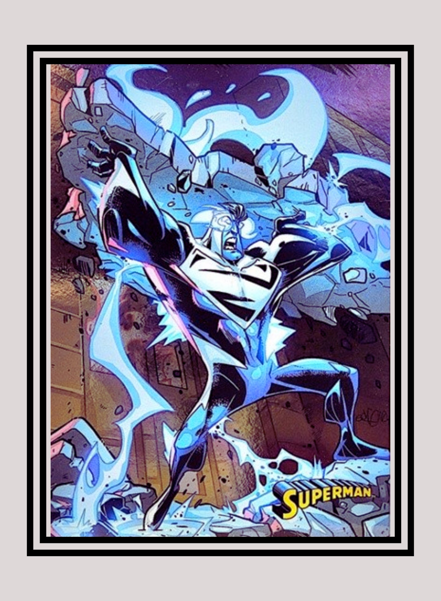DC! 1x Superman Blue - Foil (#58 - 2013 Cryptozoic DC Superman)