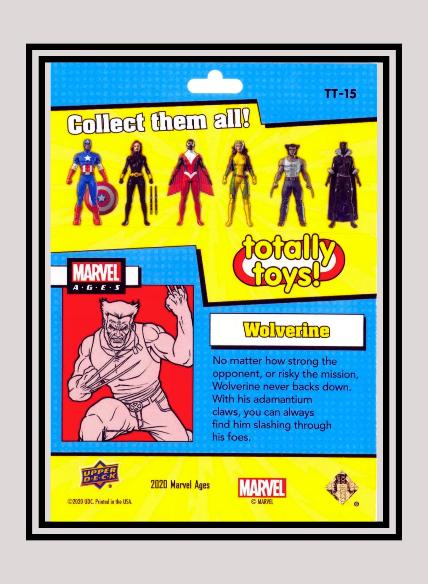 Marvel! 1x Wolverine - Inserts (TT-15 - 2020 Upper Deck Marvel Ages)