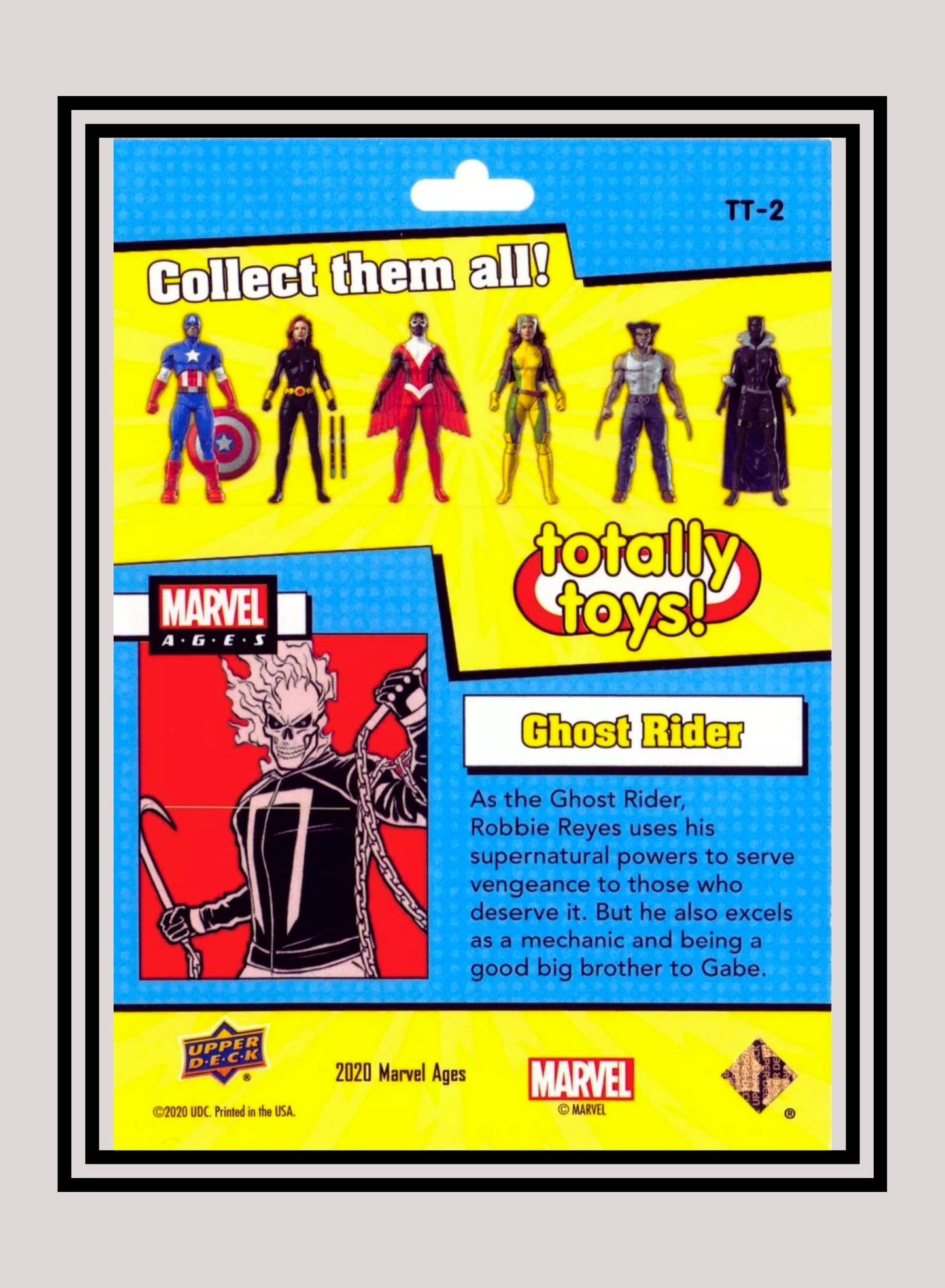 Marvel! 1x Ghost Rider - Inserts (TT-2 - 2020 Upper Deck Marvel Ages)