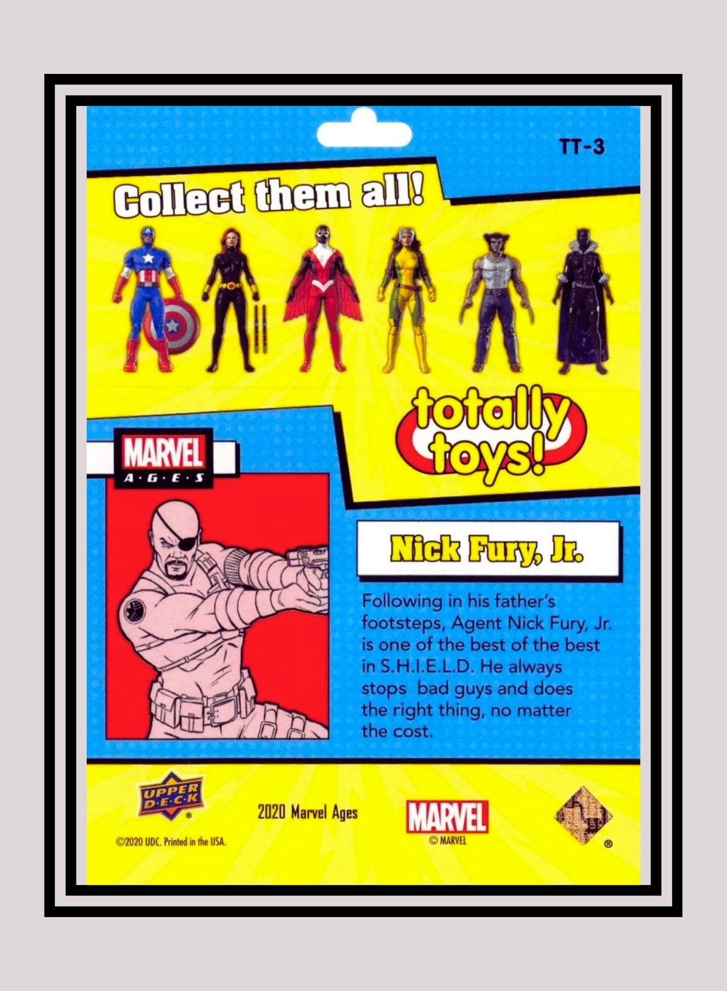 Marvel! 1x Nick Fury - Inserts (TT-3 - 2020 Upper Deck Marvel Ages)