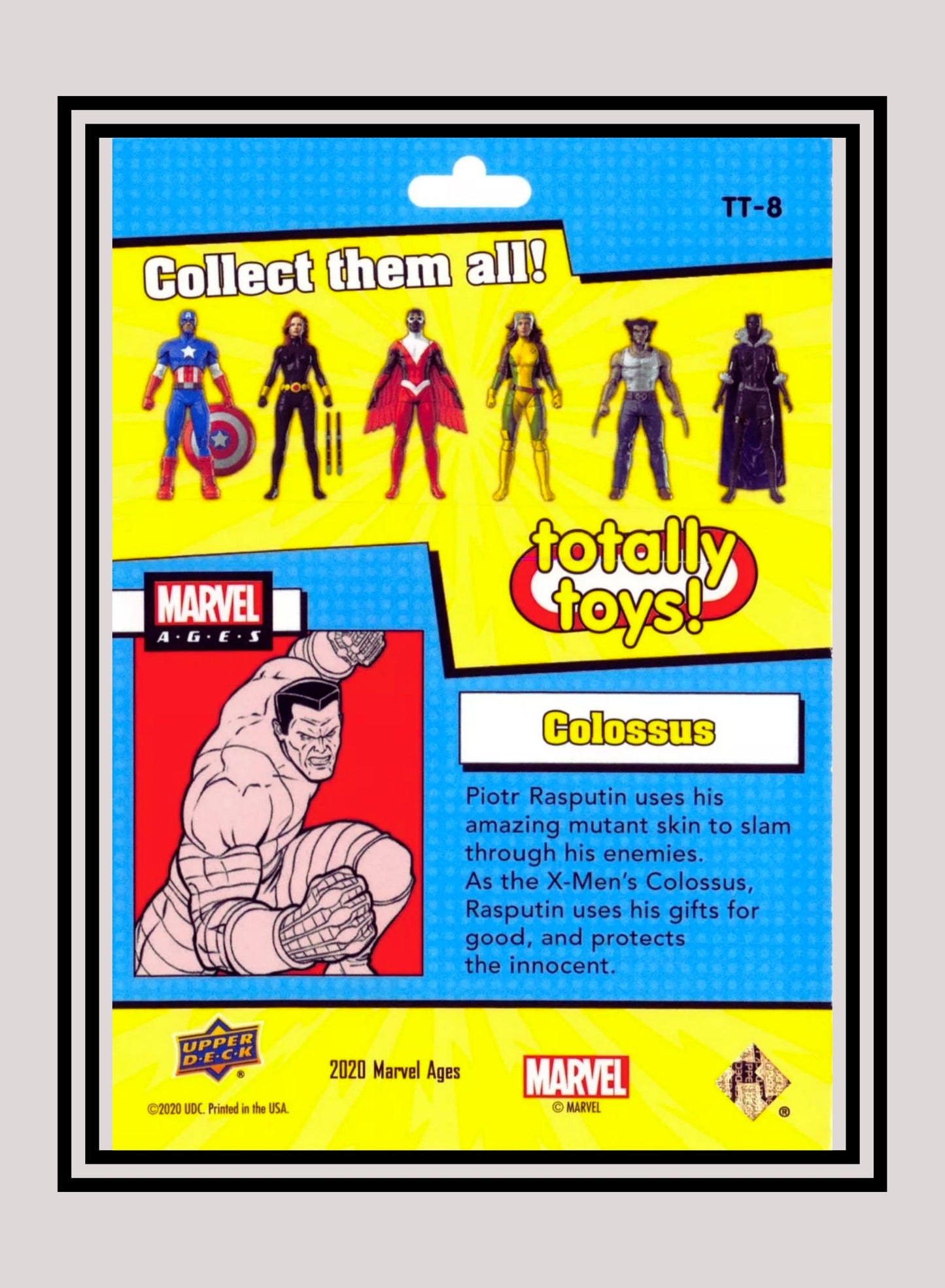 Marvel! 1x Colossus - Inserts (TT-8 - 2020 Upper Deck Marvel Ages)