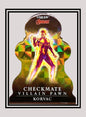 Marvel! 1x Korvac - Checkmate Holofoil (#CP-20 - 2022 Fleer Ultra Avengers)