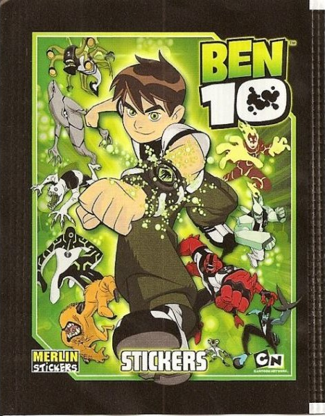 1x 2008 Merlin Ben 10 - Sticker Pack (SEALED)