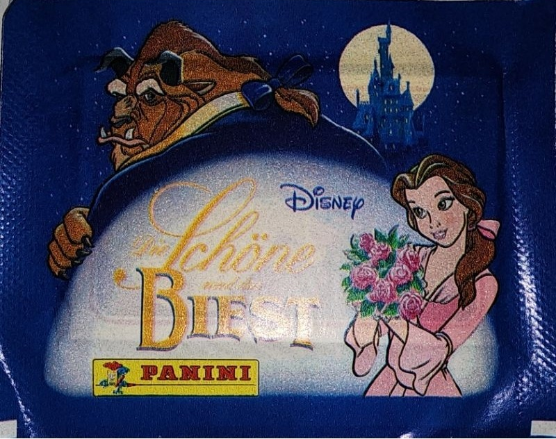 1x 1992 Panini Disney Beauty and the Beast - Sticker Pack (SEALED)