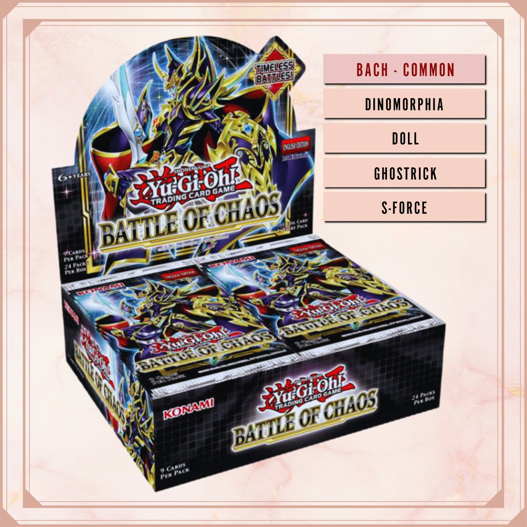 Yugioh! Battle of Chaos Singles (BACH - Common) 1st Edition