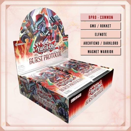 Yugioh! Burst Protocol Singles (BPRO - Common) 1st Edition