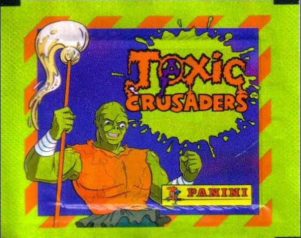 1x 1991 Panini Toxic Crusaders - Sticker Pack (SEALED)