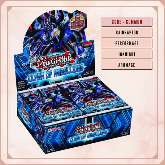 Yugioh! Clash of Rebellions Singles (CORE- Common) 1st/Unli Edition