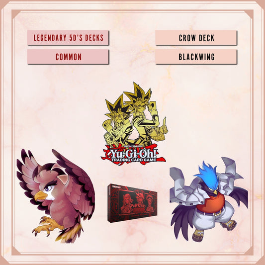 Yugioh! Legendary 5D’s Decks: Crow Deck Singles (L5DD - Common) 1st Edition