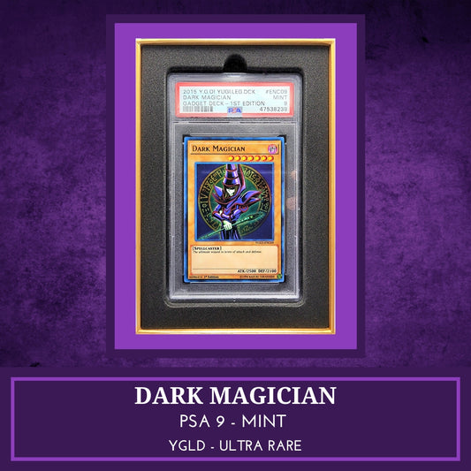 Yugioh! 1x Dark Magician PSA 9 (YGLD - Ultra Rare)