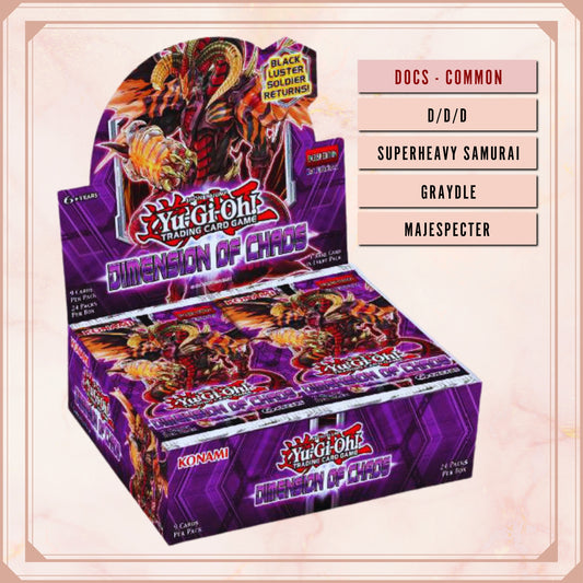 Yugioh! Dimension of Chaos Singles (DOCS - Common) 1st/Unli Edition