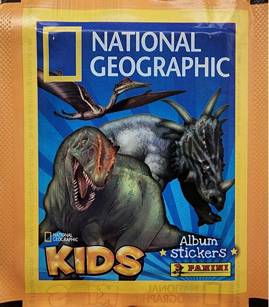 1x 2012 Panini National Geographic Kids - Sticker Pack (SEALED)