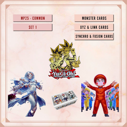 Yugioh! 2025 Mega Pack Tin Singles Set 1 (MP25 - Common) 1st Edition