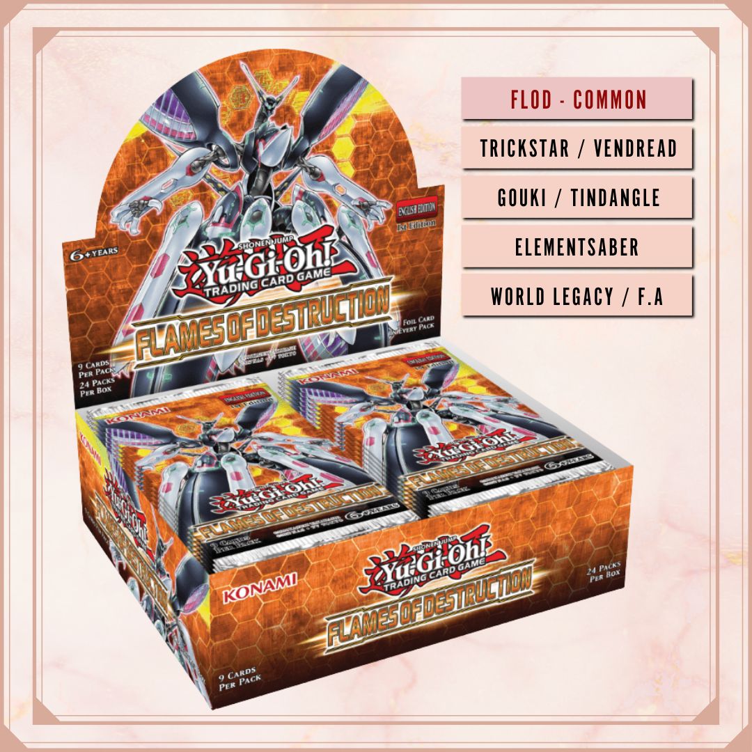 Yugioh! Flames of Destruction Singles (FLOD - Common) 1st Edition