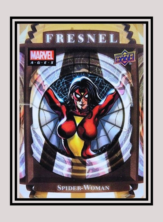 Marvel! 1x Spiderwoman - Fresnel (F6 - 2020 Upper Deck Marvel Ages)