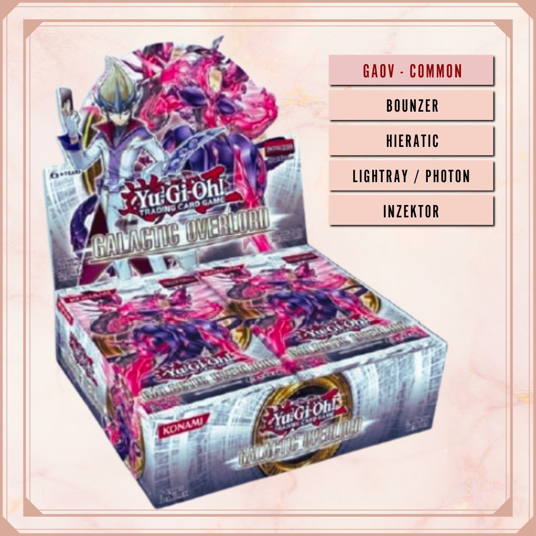 Yugioh! Galactic Overlord Singles (GAOV - Common) 1st/Unli Edition