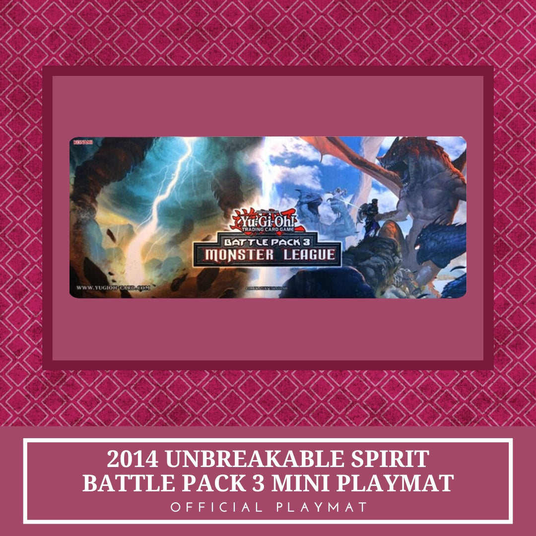 Yugioh! 1x 2014 Unbreakable Spirit Battle Pack 3: Monster League (Official MINI Playmat)