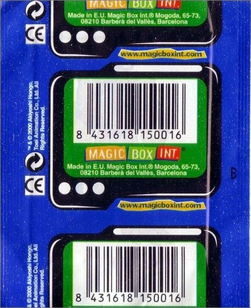 1x 2000 Magic Box Int Digimon Digital Monsters - Sticker Pack (SEALED)