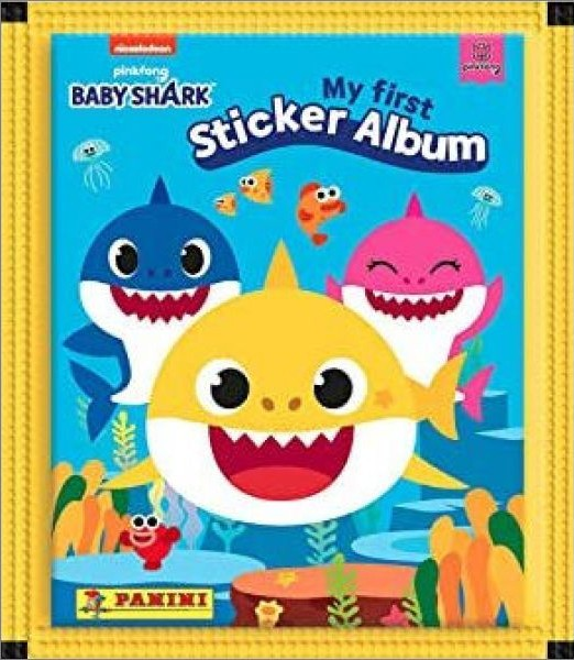 1x 2021 Panini Nickelodeon Baby Shark - Sticker Pack (SEALED)