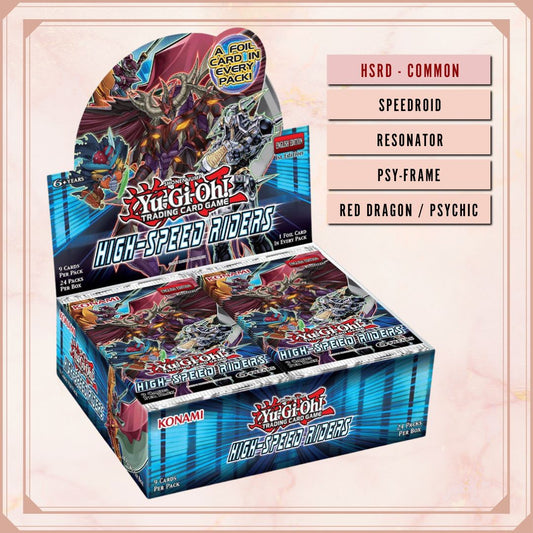 Yugioh! High-Speed Riders Singles (HSRD - Common) 1st Edition