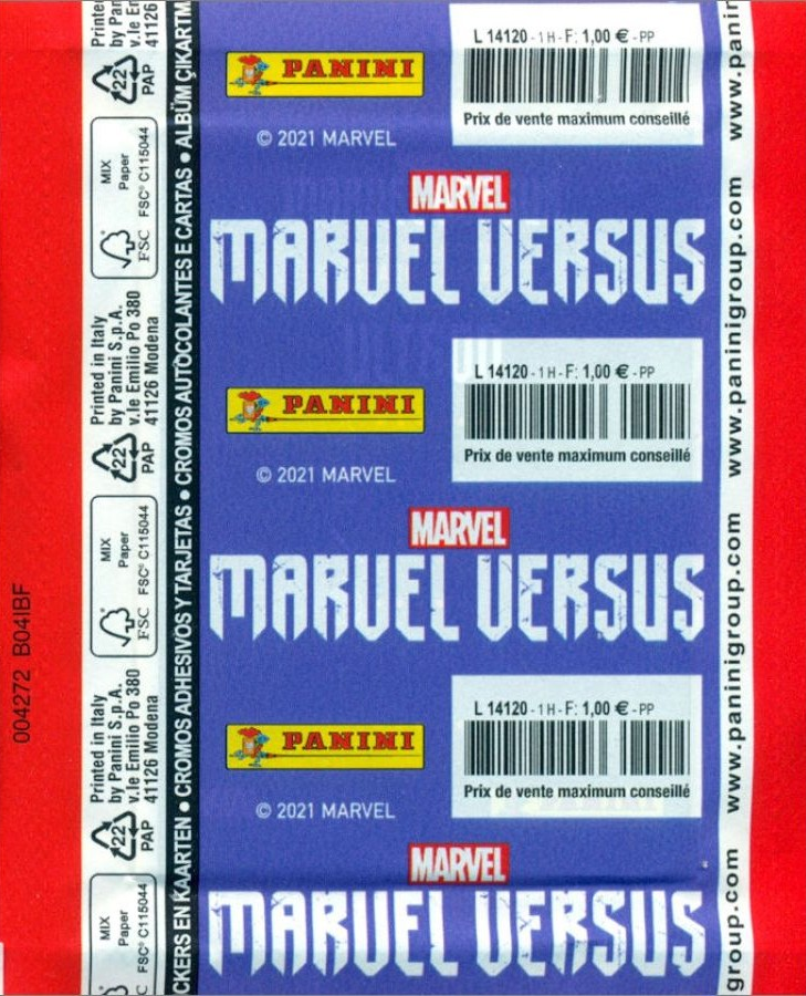 1x 2021 Panini Marvel Versus - Sticker Pack (SEALED)