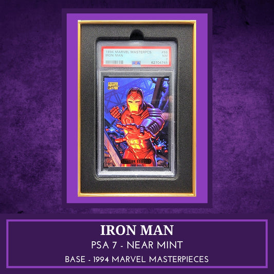 Marvel! 1x Iron Man PSA 7 (Base - 1994 Marvel Masterpieces)