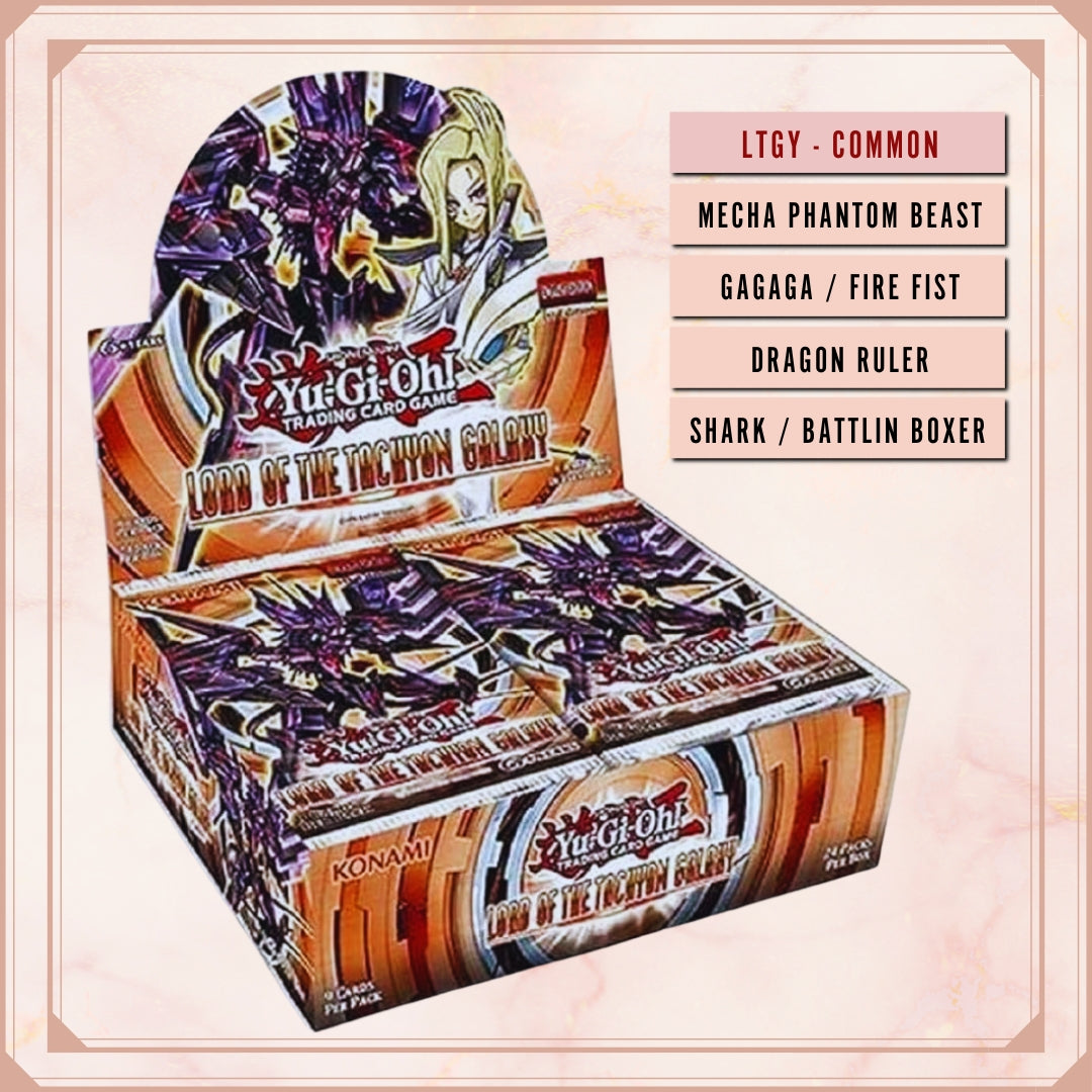 Yugioh! Lord of the Tachyon Galaxy Singles (LTGY - Common) 1st/Unli Edition