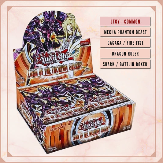 Yugioh! Lord of the Tachyon Galaxy Singles (LTGY - Common) 1st/Unli Edition