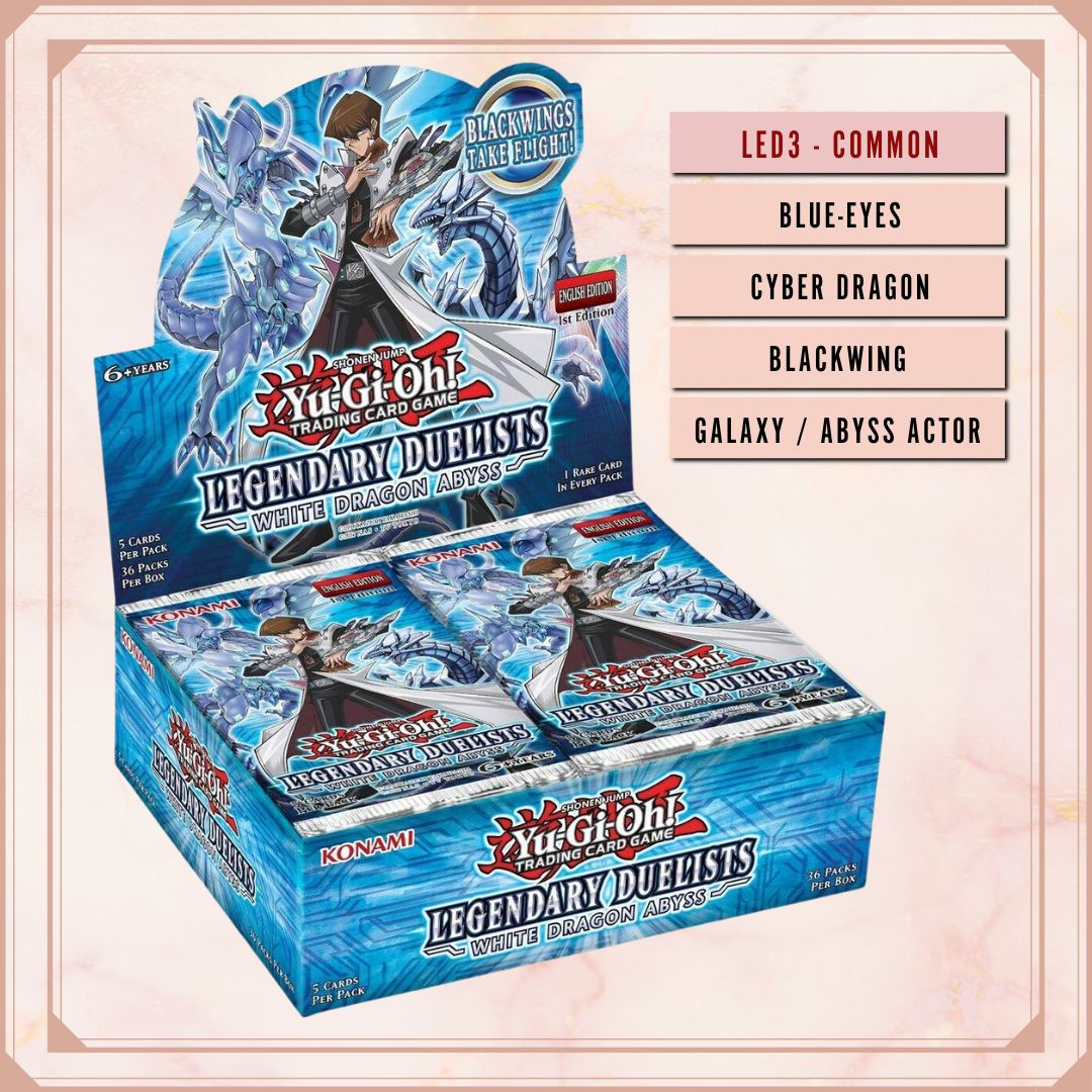 Yugioh! Legendary Duelists: White Dragon Abyss Singles (LED3 - Common) 1st Edition