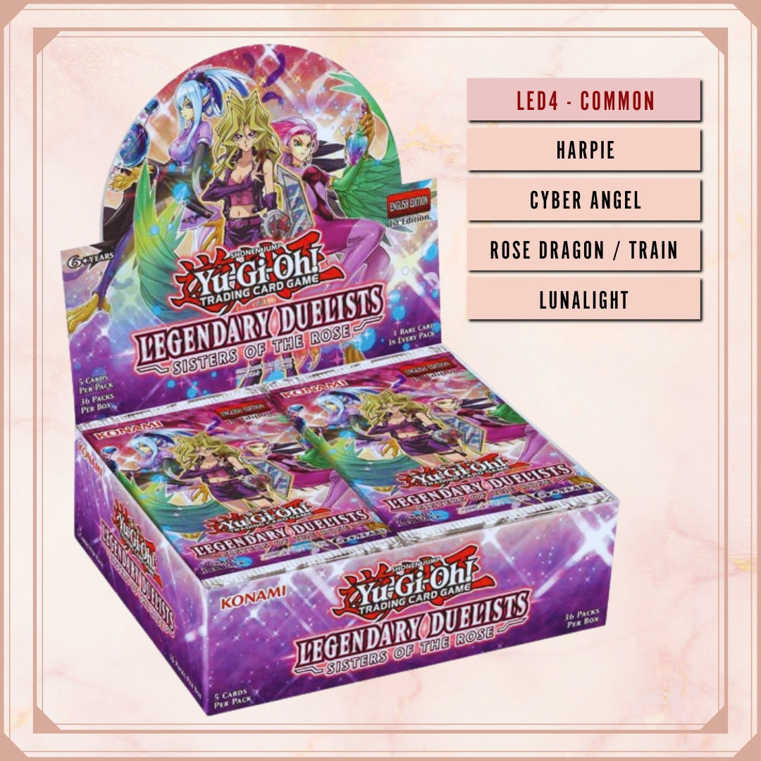 Yugioh! Legendary Duelists: Sisters of the Rose Singles (LED4 - Common) 1st Edition