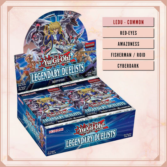 Yugioh! Legendary Duelists Singles (LEDU - Common) 1st Edition
