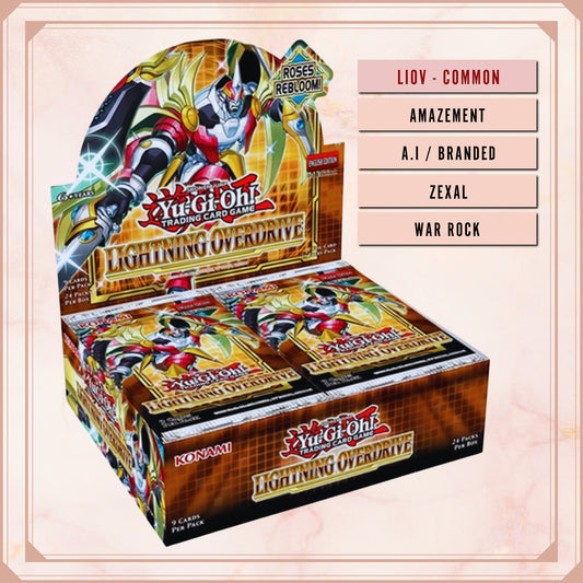 yugioh lightning overdrive cards Yu-Gi-Oh! Booster Pack and introduces a new upgraded form of Akizas beloved Black Rose Dragon! YuGiOh Lightning Overdrive Price Guide