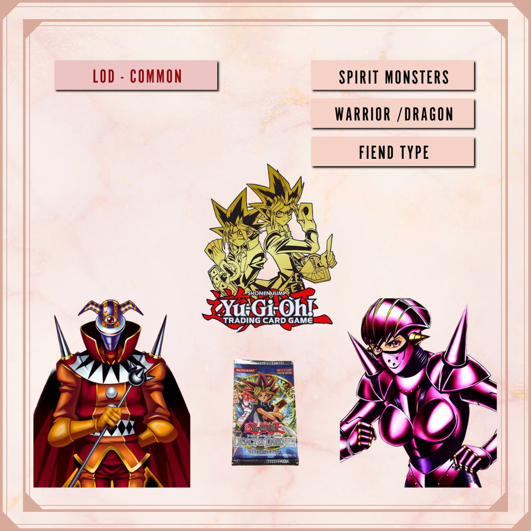 Yugioh! Legacy of Darkness Singles (LOD - Common) 1st/Unli Edition