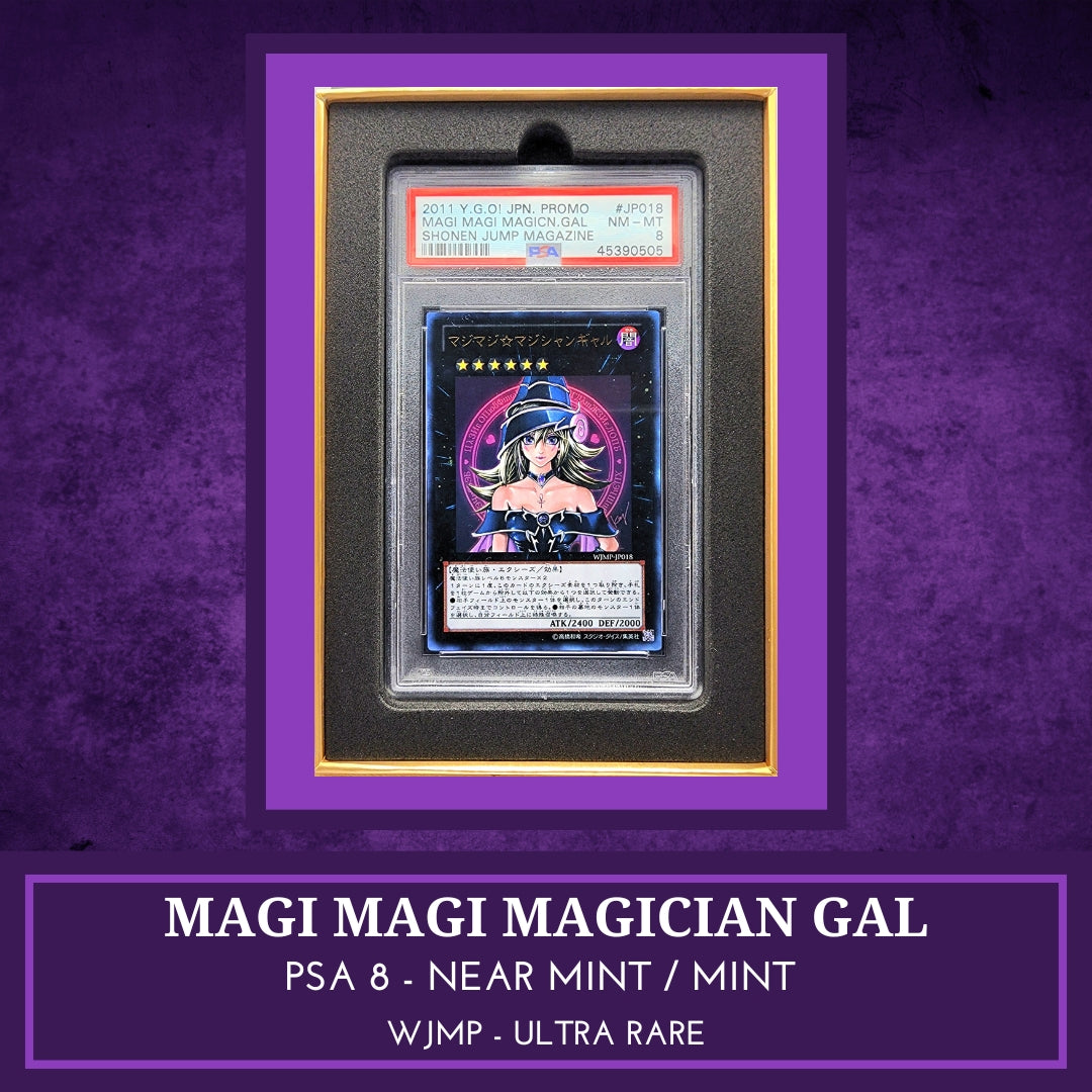 Yugioh Japanese! 1x Magi Magi Magician Gal PSA 8 (WJMP - Ultra Rare)