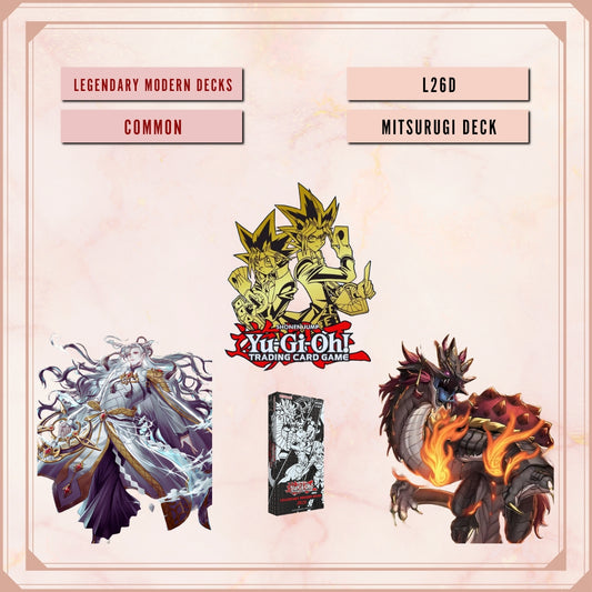 Yugioh! Legendary Modern Decks: Mitsurugi Deck Singles (L26D - Common) 1st Edition