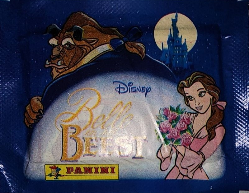 1x 1992 Panini Disney Beauty and the Beast - Sticker Pack (SEALED)