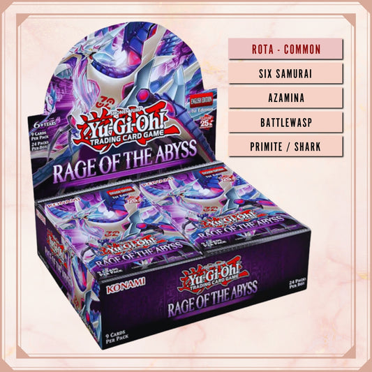rota booster box Rage of the Abyss display 24 Yu-Gi-Oh boosters (ROTA)|TCG-CARD