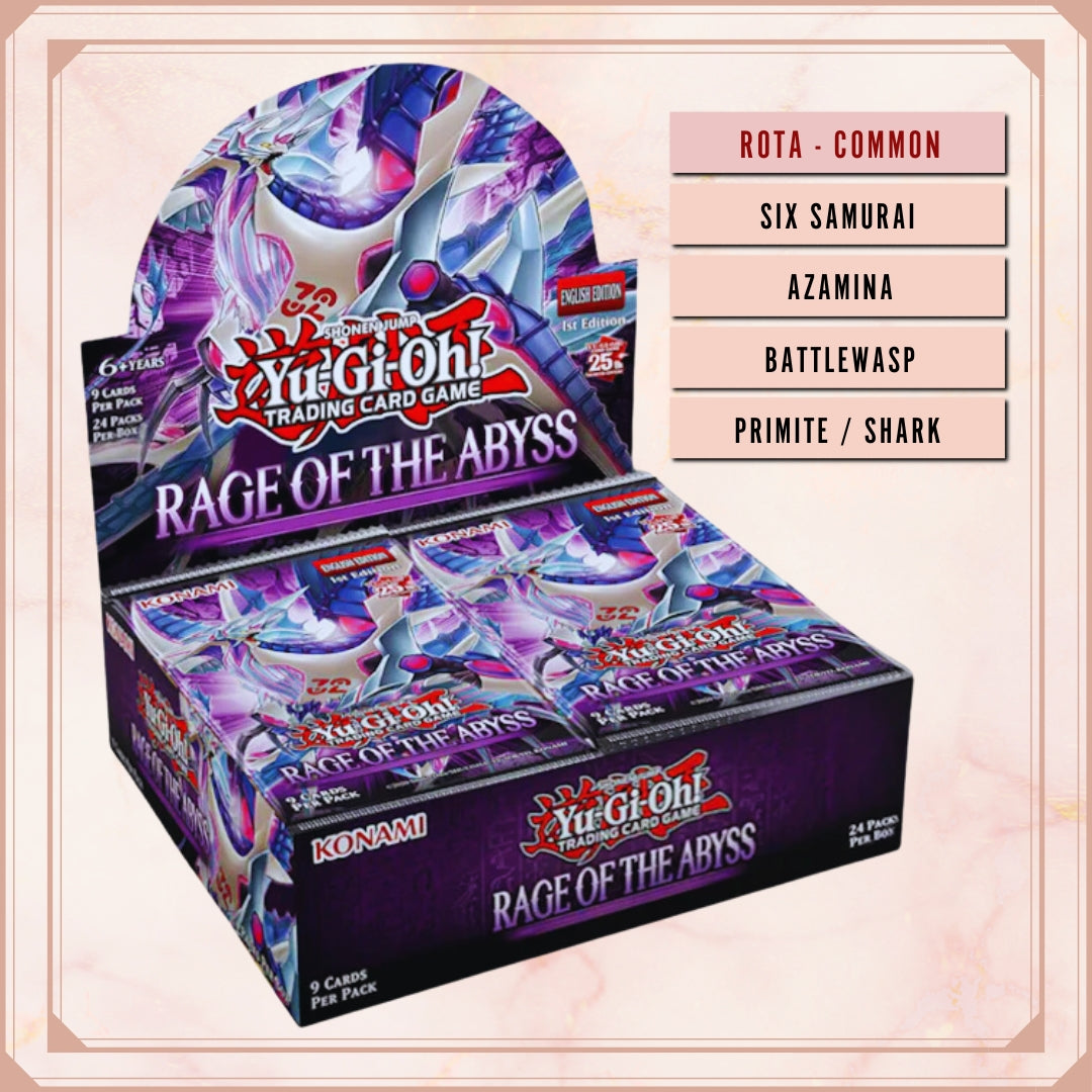 Yugioh! Rage of the Abyss Singles (ROTA - Common) 1st Edition