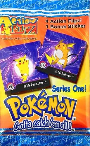 1x 1999 Artbox Pokemon Series One - Action Flipz Pack (SEALED)