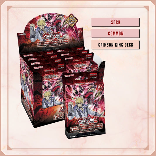 2023) Structure Deck: The Crimson King (SDCK) KAWAIII SUSHI 2023) Structure Deck: The Crimson King (SDCK) KAWAIII SUSHI