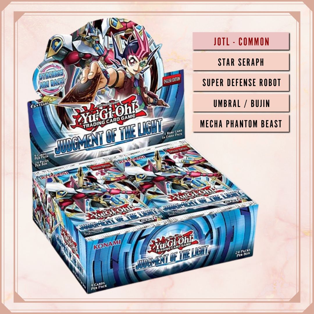 Yugioh! Judgment of the Light Singles (JOTL - Common) 1st/Unli Edition