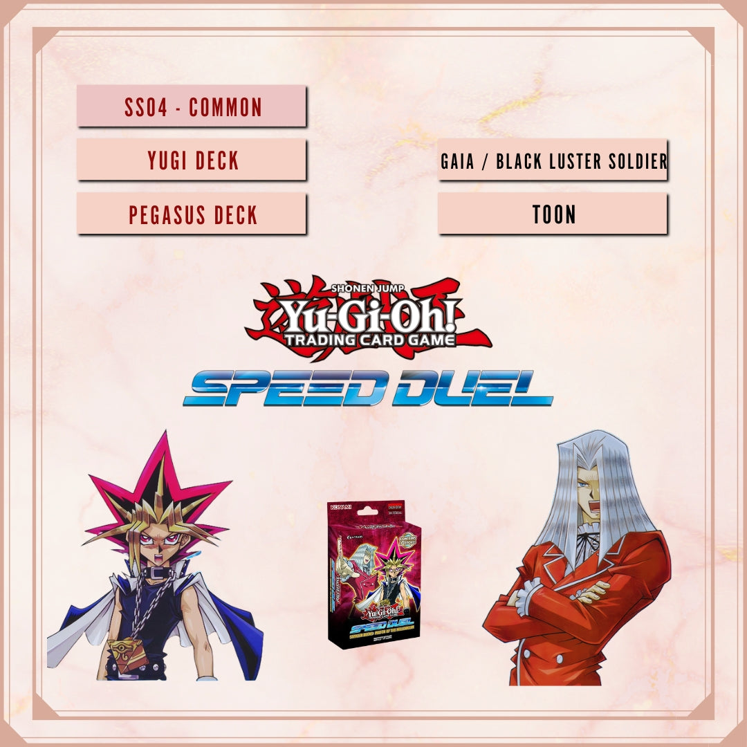 Yugioh! Speed Duel Starter Decks: Match of the Millennium Singles (SS04 - Common) 1st Edition