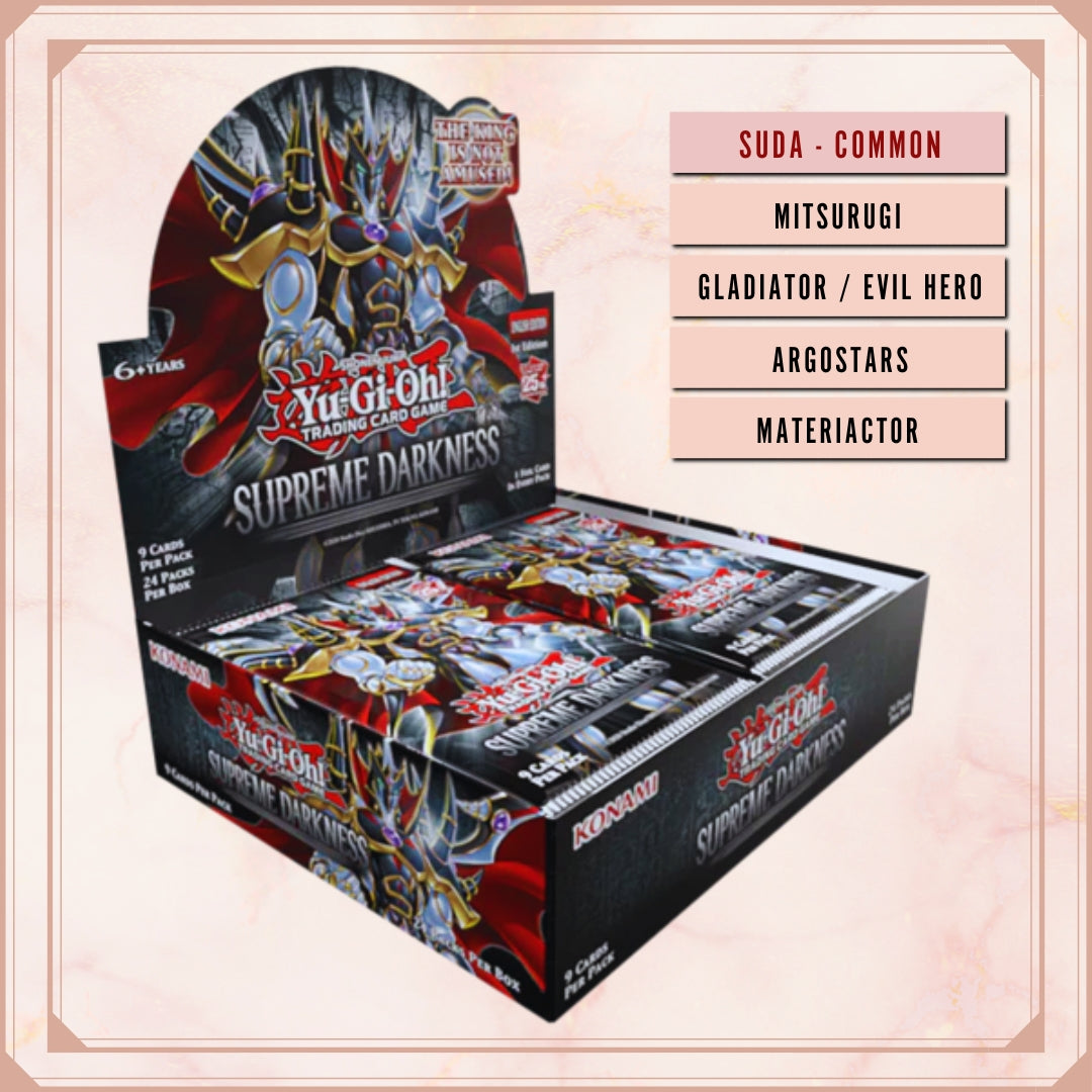 Yugioh! Supreme Darkness Singles (SUDA - Common) 1st Edition