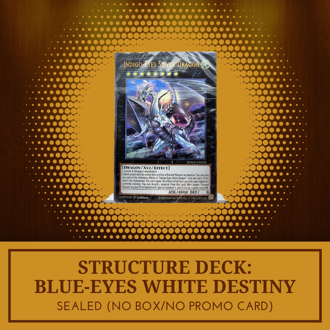 Yugioh! 1x Structure Deck: Blue-Eyes White Destiny (SDWD) SEALED 1st Edition (NO BOX, NO PROMO CARD)