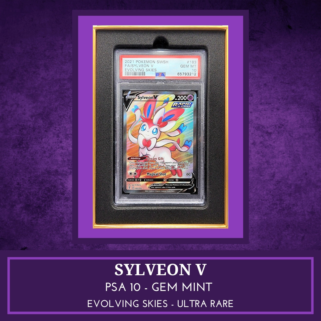 Pokemon! 1x Sylveon V Full Art PSA 10 (Evolving Skies - Ultra Rare)